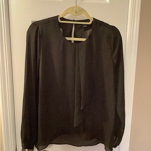 HYFVE black chiffon blouse, medium, good condition